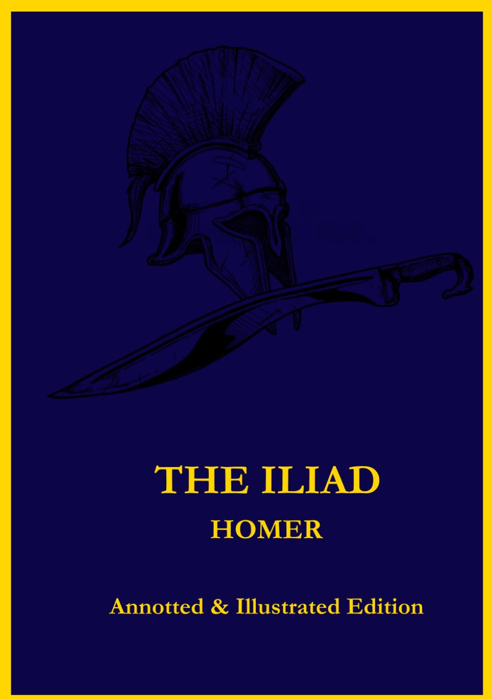 Iliad by Homer(Fully Annotated and Illustrated)