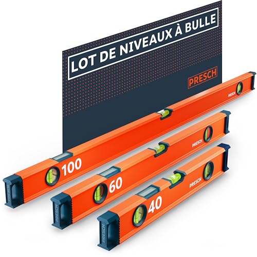 Niveau à bulle avec fiole de pente 2% Presch pour maçonnerie - 2