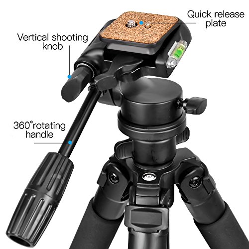 Gosky Tripod -Travel Portable Tripod For Spotting Scopes, Binoculars, Camcorders, Or Slr Cameras (Pro Tripod (61-Inch)) #TOP2