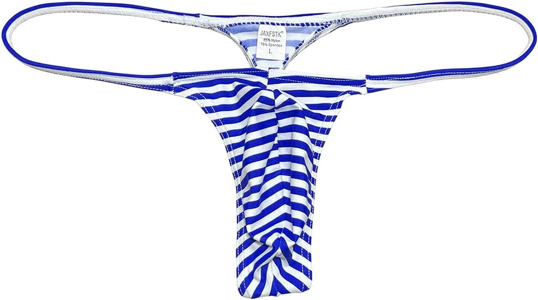 OROCOJUCO Men's Mini Bikini T-back Underwear Slim Cut Pouch Swim G-string Minimal Coverage Tangas Hipster String Thong