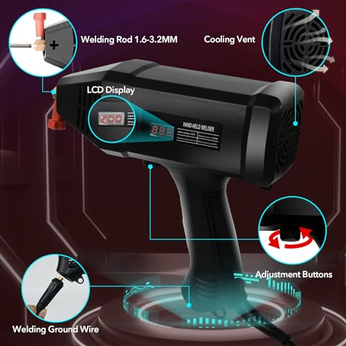 TRQWH Welding Machine 110V/220V Stick Welder ARC Welder Machine IGBT Inverter Mini MMA Welder Tig/Mig Portable Welding Machine (TRQ-HWM01)