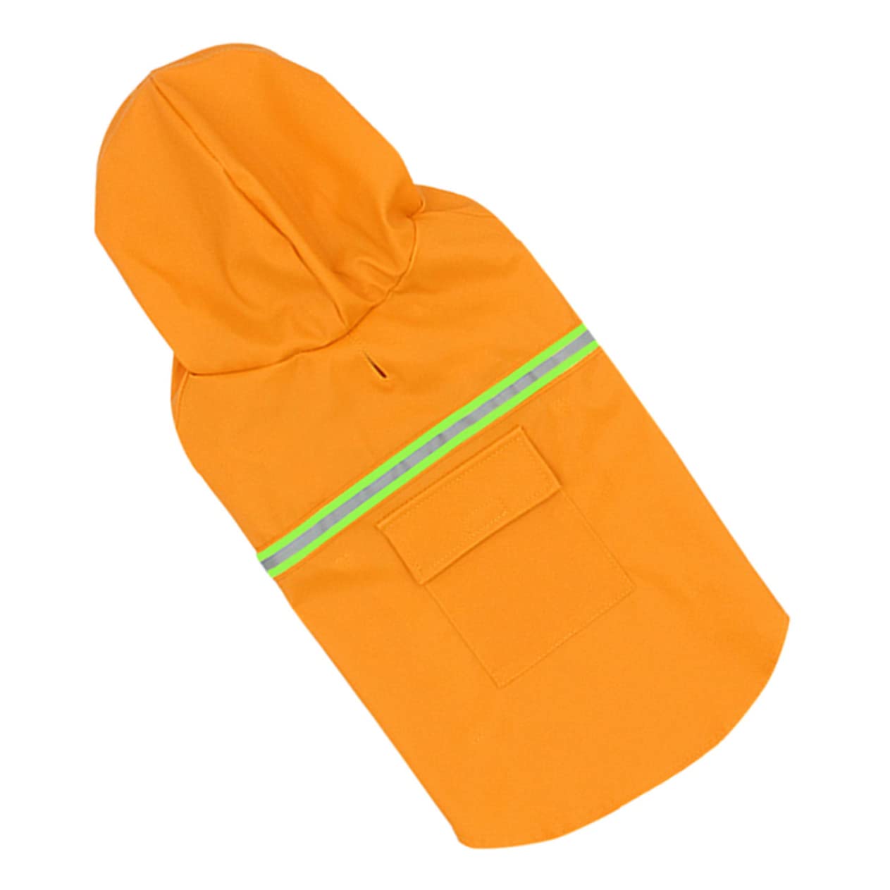 BELLIFFY Dog Raincoat Nylon Waterproof Reflective Portable for Small Dogs Puppies Daily Rainwear Adjustable Straps