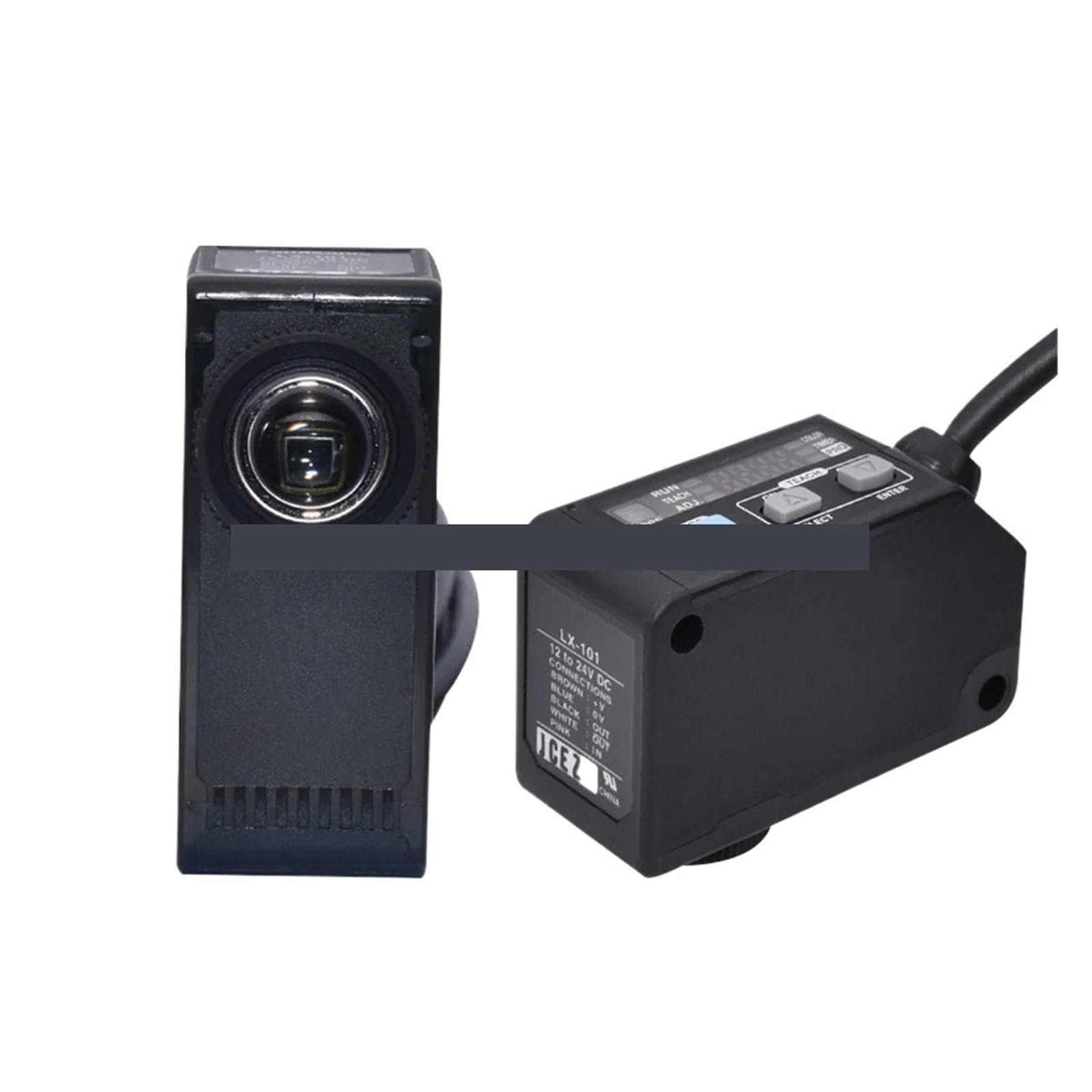 JJKKOZVQF 1PC LX-101 Color Code Sensor Photoelectric Switch Sensor Mark Sensor - NPN - 2m Cable