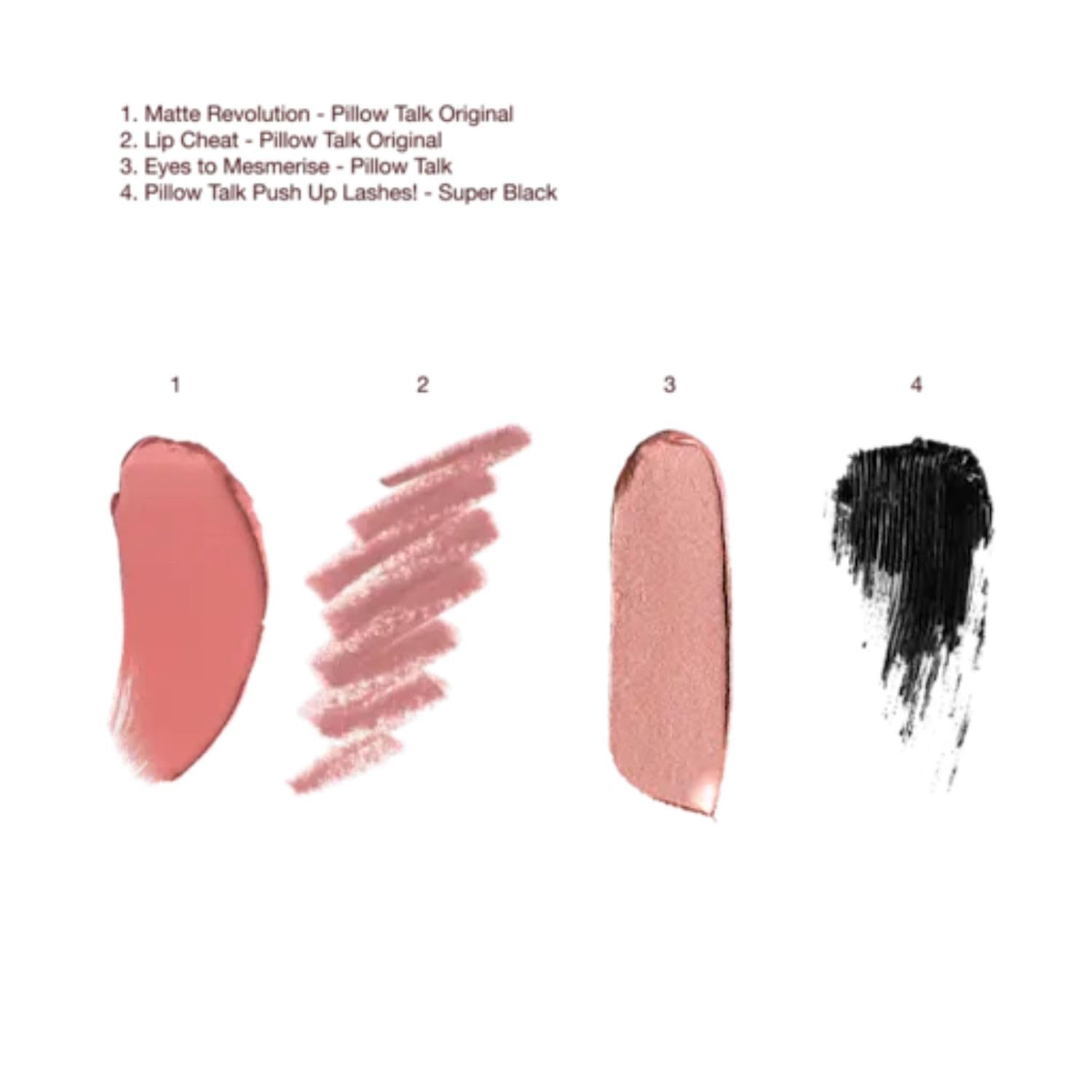 Charlotte Tilbury Pillow Talk Icons On the Go Kit - 4-Piece Makeup Set with Cream Eyeshadow, Mini Matte Lipstick, Lip Liner & Liquid Highlighter Blush in Iconic Nude-Pink Tones - Image 11