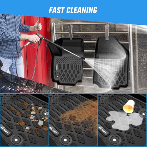 Image of Nilight TPE Floor Mats for Chevy Equinox GMC Terrain (Fuel Model Only) | 2025 2026 All Weather Custom Fit Heavy Duty Floor Liners