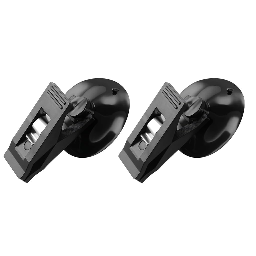2-Pack Car Suction Cup Clamps Removable & Reusable Utility Window Clips Car Document Holder for Hanging, No Residue Ticket Holder for Car Windshield, Car Gadgets Latest 2025-image-34