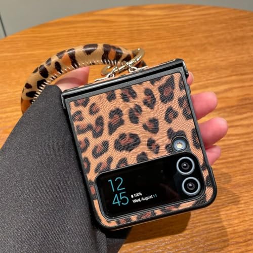 Protection cuir léopard Galaxy Z Flip 3 chic et antichoc - 6