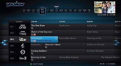 BT Youview+ Set Top Box (500Gb) Recorder with Twin HD Freeview and 7 Day Catch Up TV - no Subscription (Renewed)