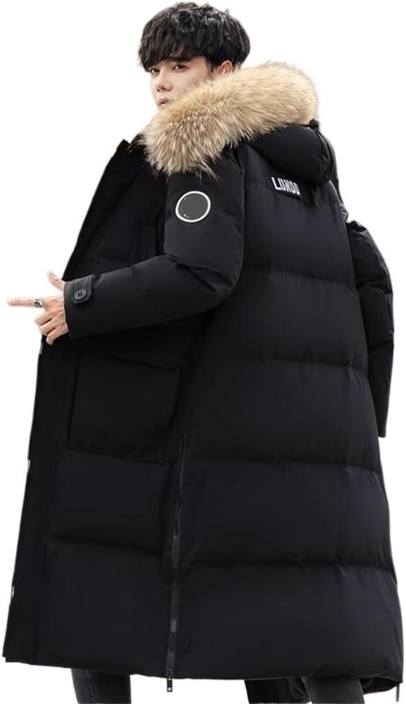 Over The Knee Winter School To Overcome The Male Coat College Students High Down Jacket Long