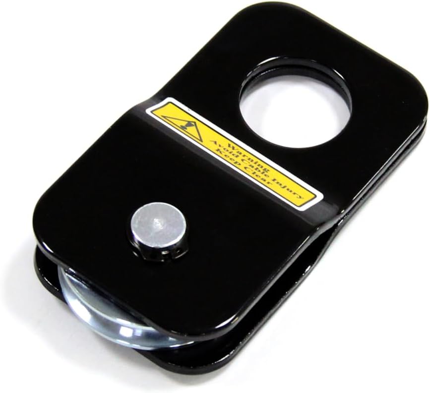 SALMAN 4 Ton Aluminum Wheel Snatch Block Pulley Blocks 8800 LBS Capacity Offroad Recovery Winch Accessory