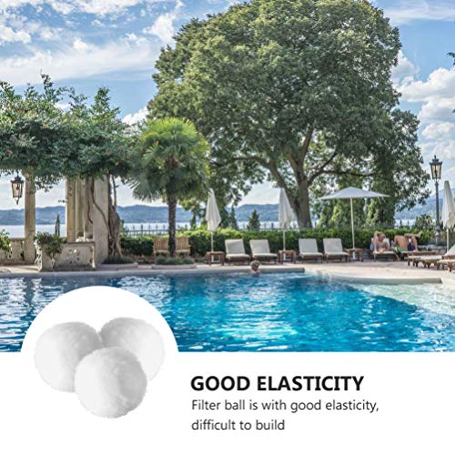 Bolas de filtro de piscina YARNOW 500 g para piscina, filtro de mídia, bolas de limpeza de piscina p