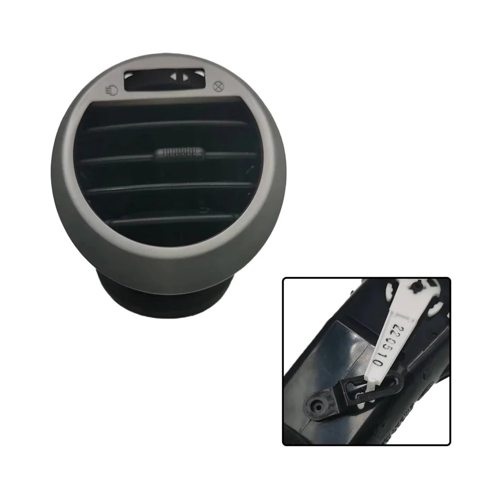 ZHOUKAIDM Air Conditioning Vent Fit for Chevrolet Front Air Outlet Air Conditioning Vents #96554907 Fit for Chevrolet Nubira Lacetti Fit for Daewoo 2003-2008 Durable