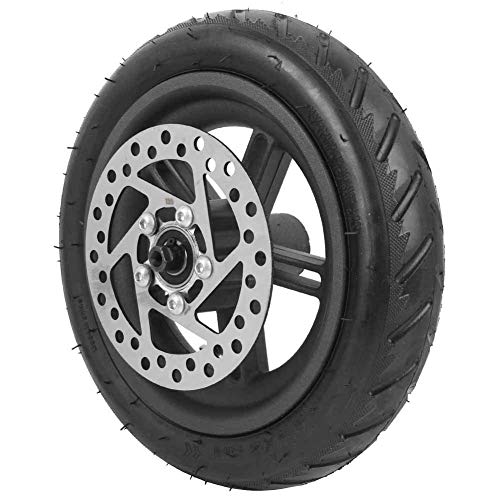 Alomejor Roue Scooter arrière, Absorbant Chocs Confortable Frein Disque 120mm Durable kit Remplacement for déplacement Urbain Loisirs Usage Quotidien
