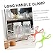 VANZACK 2Pcs Portable Nursing Bottle Clamp Set for Babies – High Temperature Resistant Anti-Slip Baby Bottle Tongs Detachable Design for Easy Cleaning