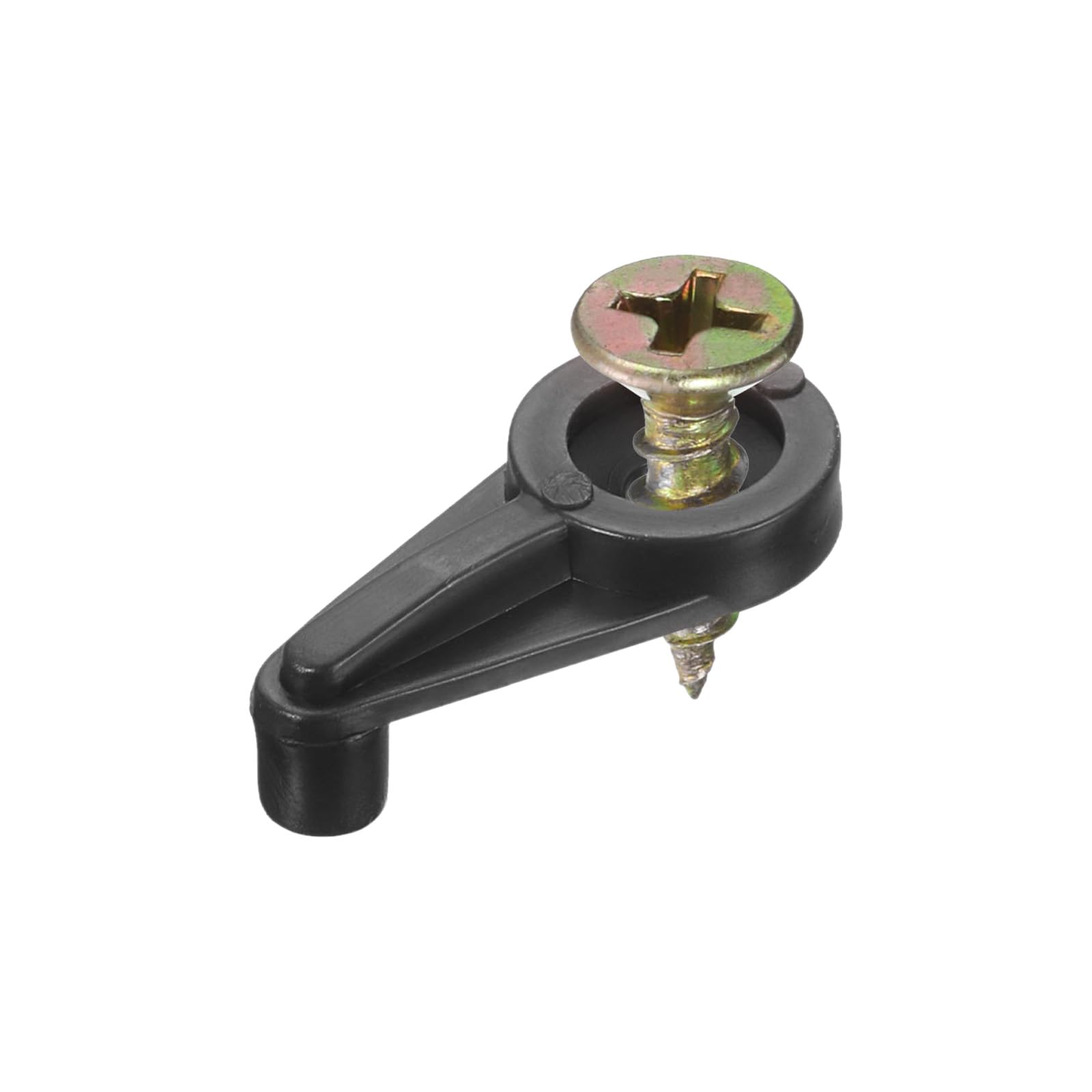 Glass Retainer Clips, 25 Pcs Glass Cabinet Clips 4mm Plastic Mirror