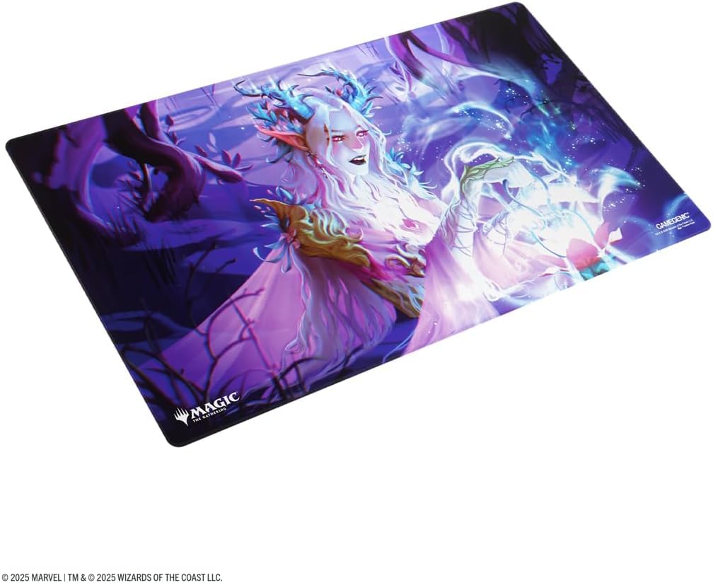 Gamegenic MTG Lorwyn Eclipsed Playmat Twilight Diviner, Accesorio de Juego, Tapete Impreso a Todo Color, Multilingüe