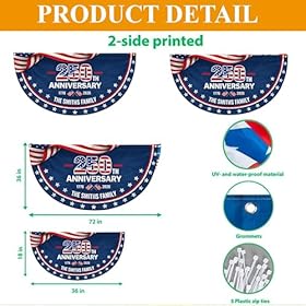 DILYPOD-Personalized-USA-250th-Anniversary-Bunting-Flag-with-Family-Name-Custom-America-250th-Birthday-Bunting-Flag-America-1776-2026-Patriotic-Eagle-Design-Banner-4th-of-July-Decor-4