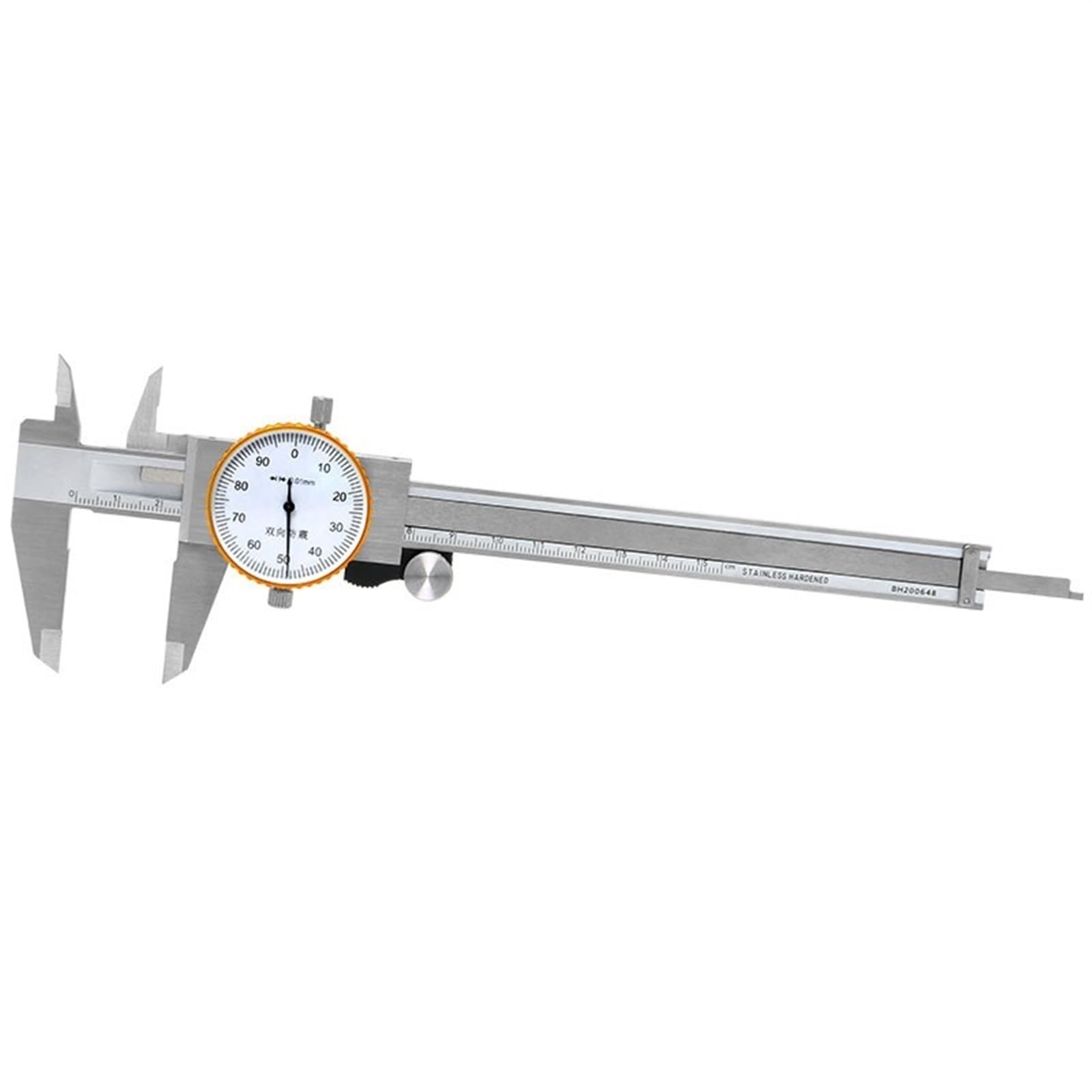 Mikrometer Zifferblatt-Messschieber 0,01 mm 0–150 mm 6 Zoll Messuhr Messschieber Lineal Edelstahl Messschieber Mikrometer