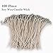 EricX Light 100 Piece 8 inch Soy Wax Candle Wick, Cotton and Paper Interwoven core, Large, for Candle Making, Candle DIY