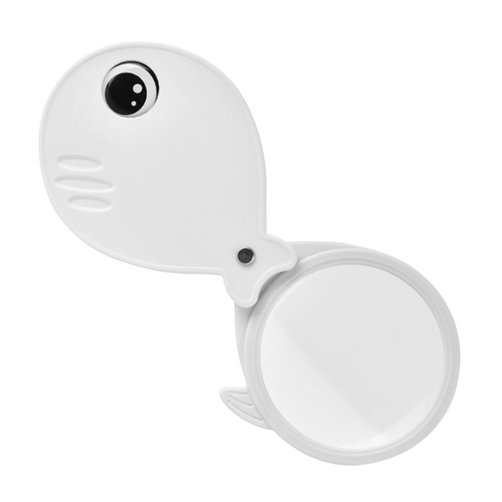 Owl Pattern Travel Magnifier 8X Ergonomic Design for Handling Foldable Magnifier Glass ABS Construction