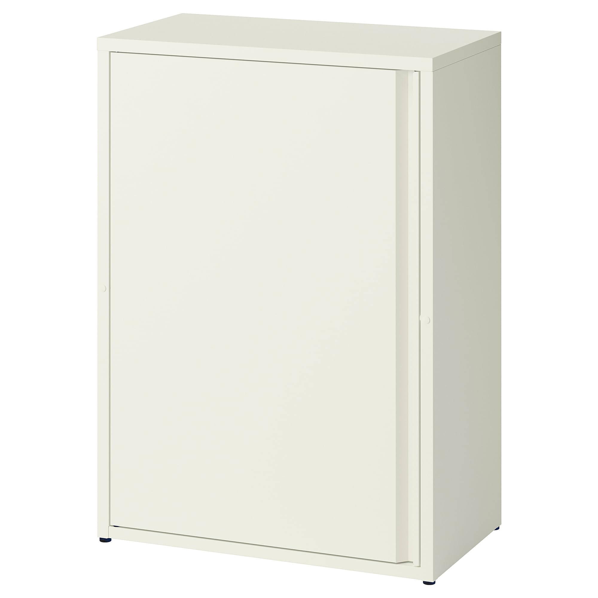 Cabinet SUNDSÖ blanc cassé intégral avec structure métallique robuste