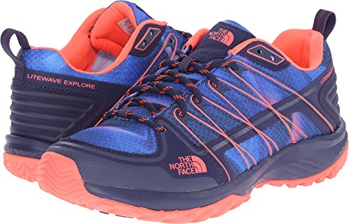 The North Face T0CKN4GSL_Patriot Blue Print/Tropical Coral Gsl