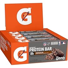 Gatorade Whey Protein Recover Bars Chocolate Chip 2.8oz 12 Pack