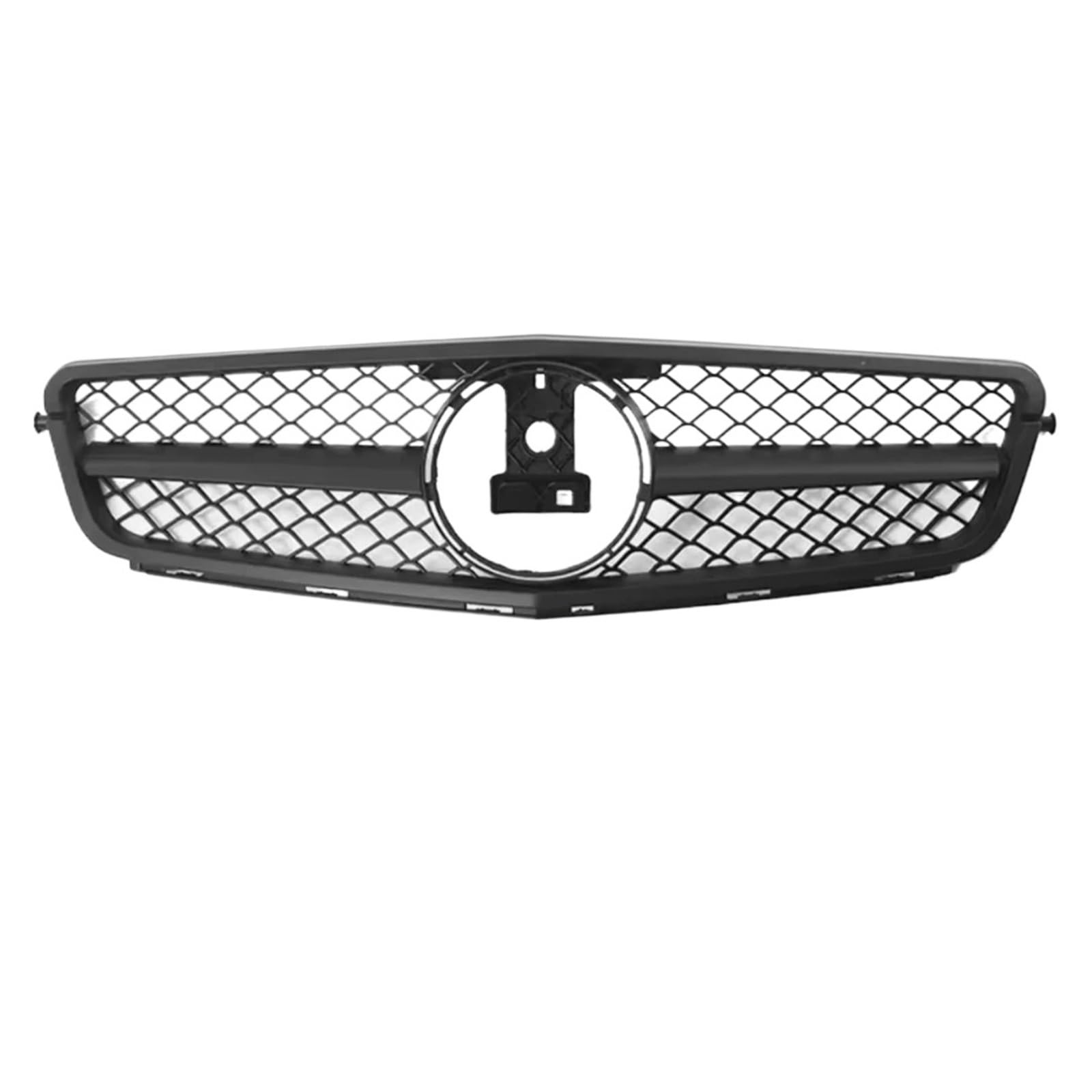 osłona chłodnicy silnika osłona Przedni zderzak Grill Grill Tuning pasuje do Mercedes Benz C Klasa W204 2007-2014 C180 C200 C250 C300 AMG GT Diamond Style kratki samochodowej(AM Matte Black)