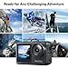 AKASO Brave 7 LE 4K30FPS 20MP WiFi Action Camera with Touch Screen EIS 2.0 Zoom Remote Control 131 Feet Underwater Camera with 2X 1350mAh Batteries Support External Microphone Vlog Camera