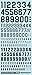 Pooh Modeling Works VNC-02K Beltex Numbering Decal Neo Black Plastic Model Decal