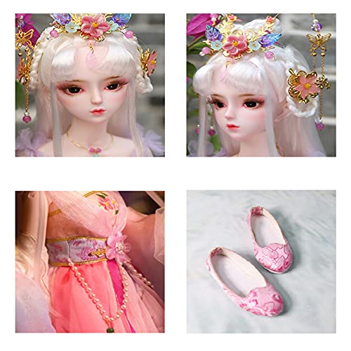 YZDKJDZ 1/3 BJD Puppe 24 Zoll 34 Kugelgelenkpuppe , Alte Chinesische Hanfu-Puppen Enthalten Kleid/Kleidung Set… – Bild 5