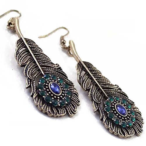 See full amazon price history chart for El Regalo Beautiful Bohemia Style Peacock Feather Temperament Tassel Alloy Earrings for Girls & Women El Regalo Beautiful Bohemia Style Peacock Feather Temperament Tassel Alloy Earrings for Girls & Women (B06Y15F8VK) Amazon Price History, Amazon Price Tracker