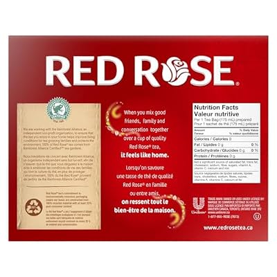Red Rose Orange Pekoe Tea 418g Box/144 Tea Bags (Imported from Canada)