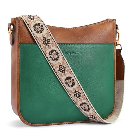 BOSTANTEN Crossbody Bags for Women Trendy Vegan Leather Hobo Purses