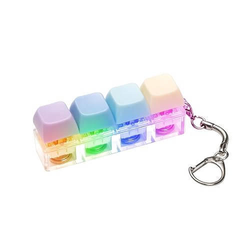 Keyboard Fidget Toy - Fidget Keyboard Keychain Keyboard Clicker Fidget Toy Stress Relief Keyboard Fidget Clicker