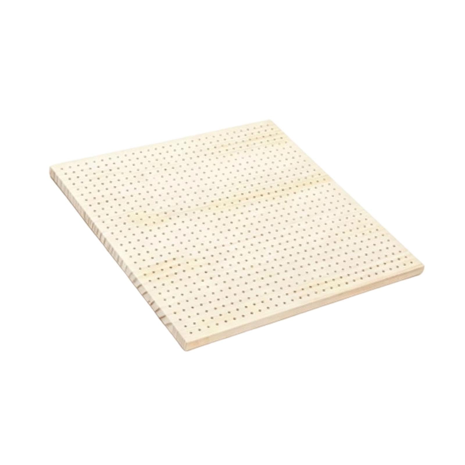 Tavola di bloccaggio in legno per uncinetto, ideale per realizzare piastrelle all'uncinetto, progetti leggeri e portatili, lavori a maglia e, 40cm X 40cm
