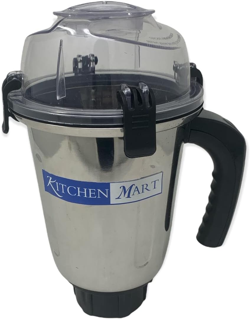 Kitchen Mart replacement jar for Bosch Mixer Grinder (Big Wet Grinding Jar - 1500 ML) silver