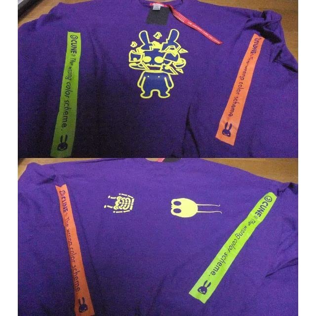 cune XL キューン ドクロ 武士 ロンT 新品 うさぎ ロング Tシャツ