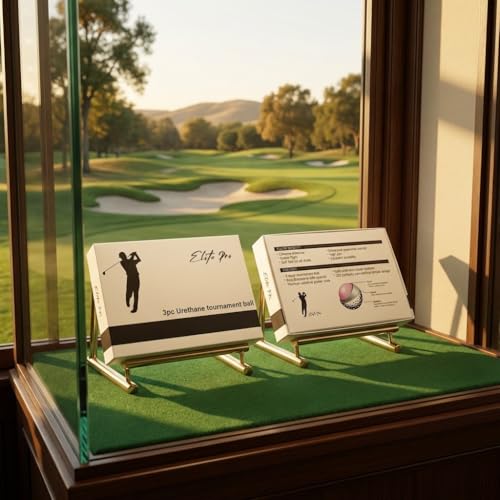 Elite Pro 3-Piece Urethane Golf Balls (Dozen) - Soft Feel, Consistent Distance & Greenside Control - 338 Dimple Aerodynamic Design - Tour-Level Performance - White
