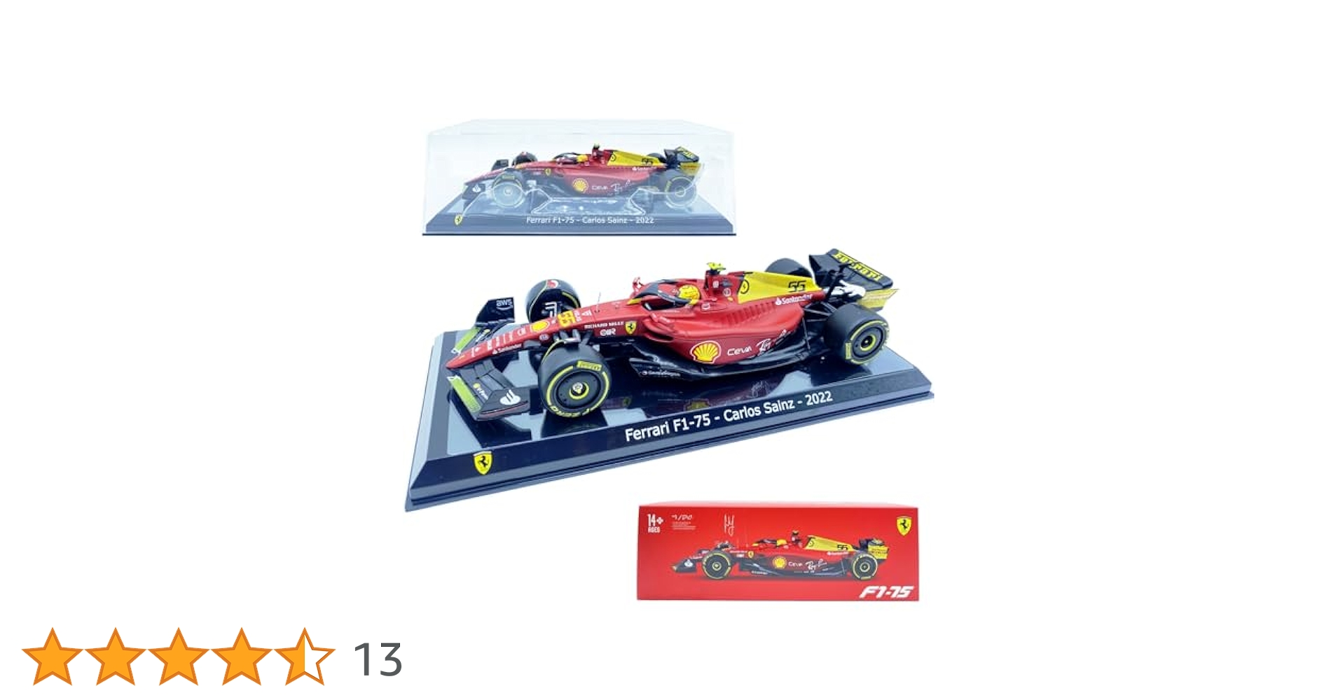 Ferrari トレーラー F1カー セット Amazon | 1/43より大きい フェラーリ レーシング トランス