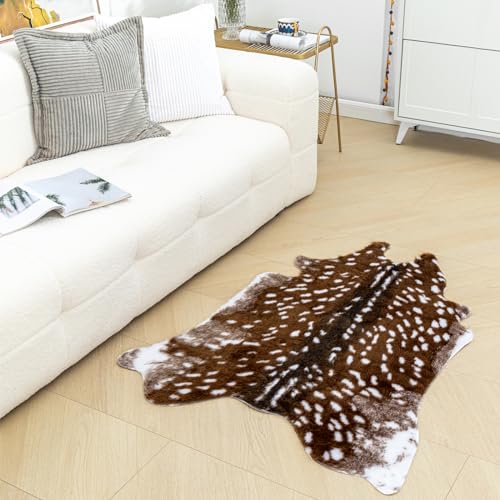 Tapete decorativo animal Deer Print 105x90 cm miniatura 1