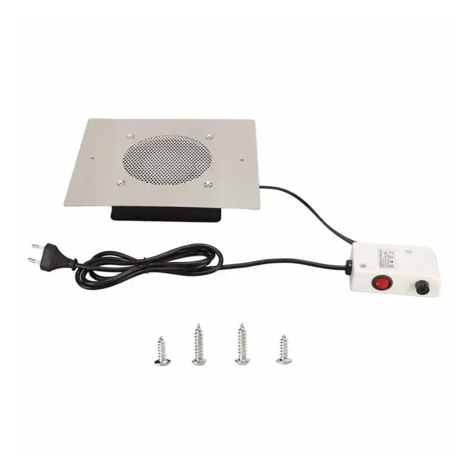 Macchina for la Raccolta delle polveri delle Unghie Potente Filtro Riutilizzabile Aspirapolvere Leggero Aspiratore per casa e Salone(White)