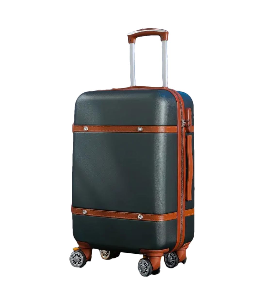Bagagli Vintage Universale Ruota Trolley Borsa Maschio Password Valigia Femminile Bagagli di Grandi Dimensioni Bagagli Rotolamento, E, 22"