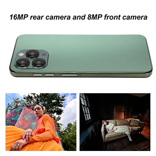 Hilitand Ip13 Pro Unlocked Smartphone For 11, 6.2 Fhd Unlocked Cell Phone, Face Unlock, 4Gb 64Gb, Dual Sim, 7000Mah, Dual Camera, T Mobile,For Support (Green) #TOP2