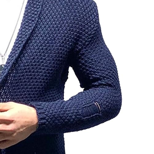 Mens Shawl Collar Open Front Long Mens Cardigan Sweater Shawl Collar Cable Knit Cardiagn Sweaters Pockets4