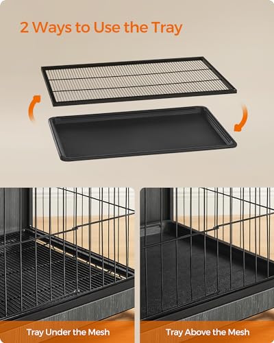 image for Feandrea Dog Crate Furniture, 38.6