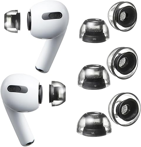 AZLA XELASTEC II para AirPods Pro de 1 y 2 generación  Reemplazo de la punta de los auriculares Airpods Pro  Ajuste mejorado y aislamiento de ruido