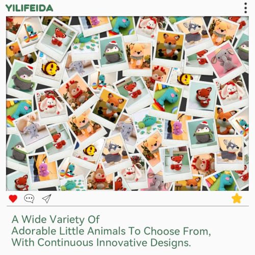 Image of YILIFEIDA Adorable Halloween Crochet 2PC Animals Kit for Beginners - Owl and Bee Knitting Kit with Step-by-Step Tutorials Beginner Crochet Animals for Adults and Family Crochets Christmas Gifts