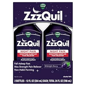 ZzzQuil Liquid, Max Strength Pain R...