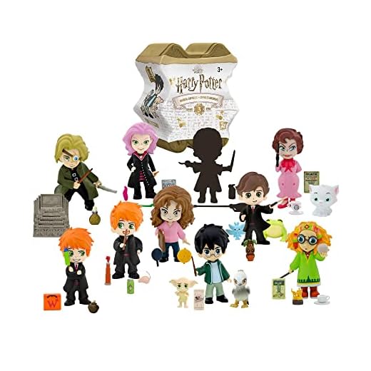 Feber Famosa - Capsules Magiques Harry Potter Série 3 avec 10 Figurines différentes de scènes de Films, poupées et Accessoires de Nouveaux Personnages HRR07000 Multicolore Taille Unique
